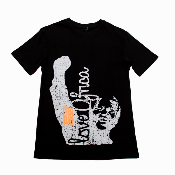Love Africa - 100 T-shirt Black