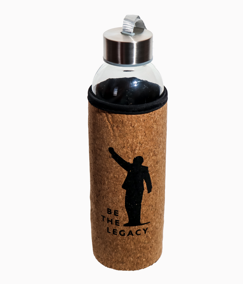 Be The Legacy - Cork & Glass Water Bottle -500ml