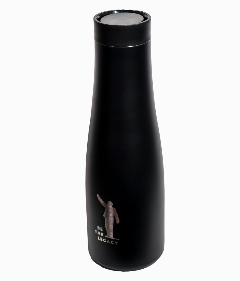 Be The Legacy - Black Engraved Vacuum Water Bottle -600ml