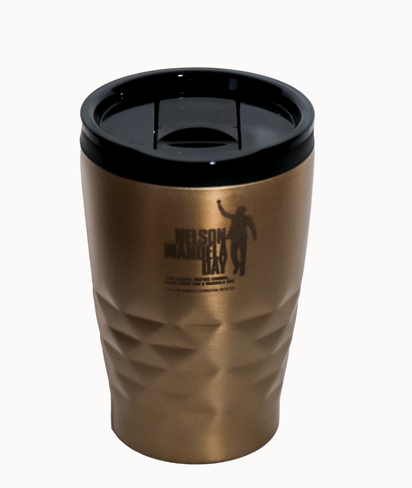 Nelson Mandela Day - Gold Tumbler 350ml